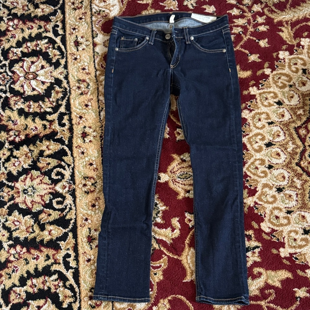 rag & bone Dark Blue Skinny Jeans 25